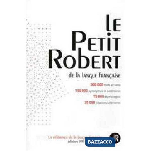 PETIT ROBERT LANGUE FRANCAIS 2015