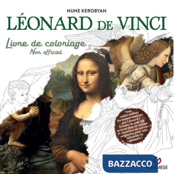 Léonard de Vinci. Livre de coloriage. Non officiel