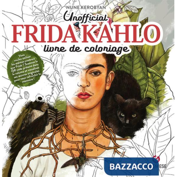 Frida Kahlo. Livre de coloriage. Non officiel