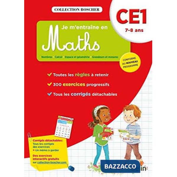 JE M'ENTRAINE EN MATHS CE1 7-8 ANS