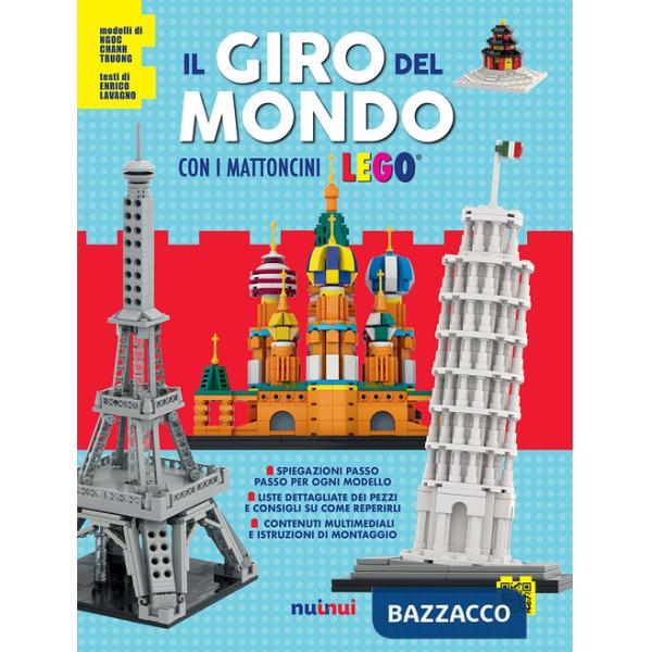 Giro del mondo con i mattoncini Lego®. Attività creative. Ediz. a colori (Il)