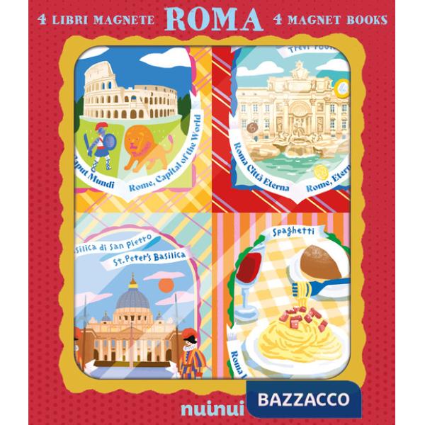Roma. 4 libri magnete