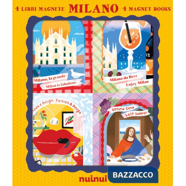 Milano. 4 libri magnete