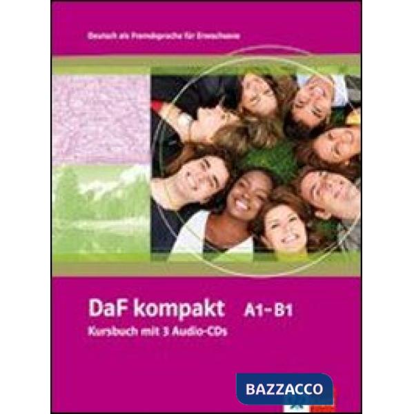 DAF KOMPAKT A1-B1 KURSBUCH + 3CDS