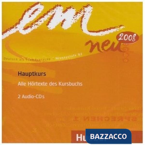 EM NEU 2008 HAUPTKURS 2 CD AUDIO DEL KURSBUCH
