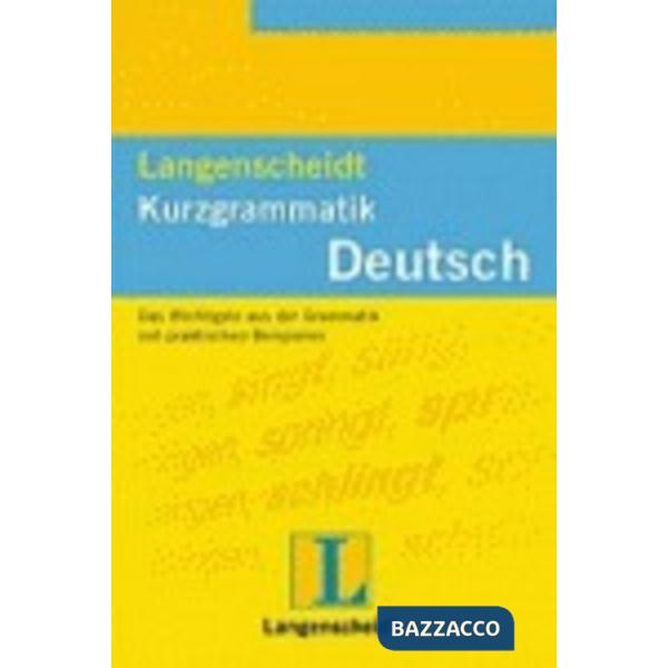 KURZ-GRAMMATIK DEUTSCH