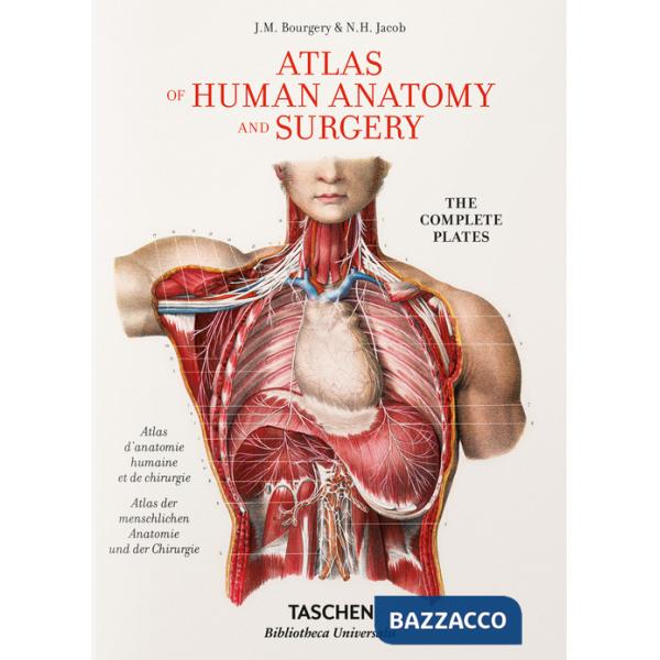 Bourgery. Atlas of human anatomy and surgery. Ediz. inglese, francese, tedesca
