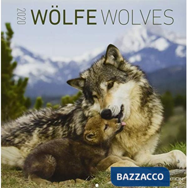Calendario da muro 30x30 cm wolves 2020