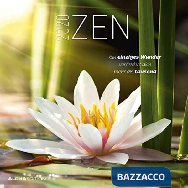 Calendario da muro 30x30 cm zen 2020