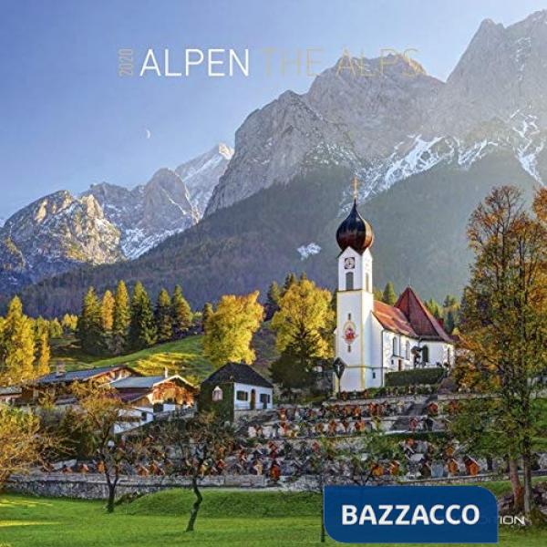 Calendario da muro 30x30 cm the alps 2020