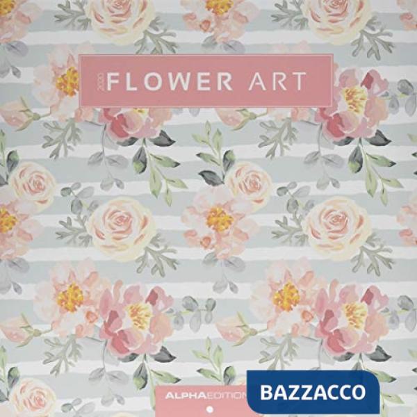 Calendario da muro 30x30 cm flower art 2020