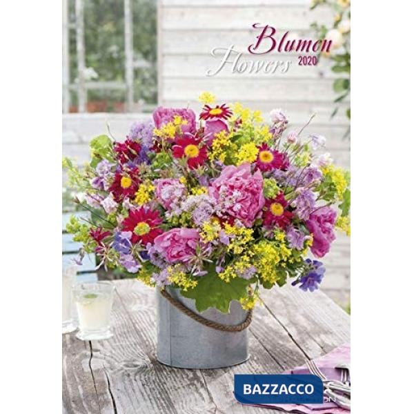 Calendario da muro 23,7 x 34 cm flowers 2020