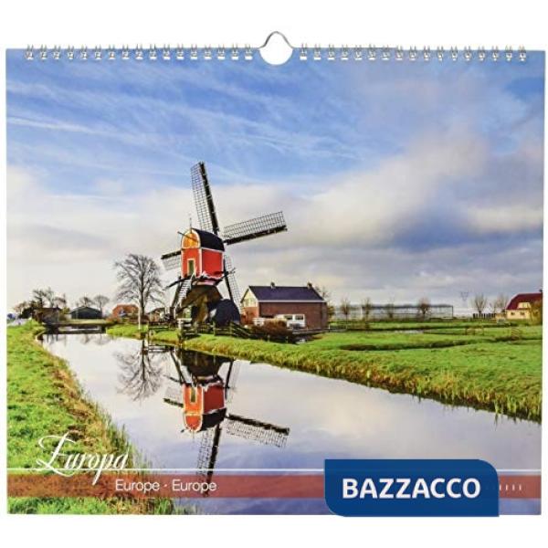 Calendario da muro 33,5 x 29 cm europa 2020