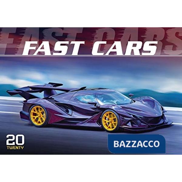 Calendario da muro 48,5 x 34 cm fast cars 2020