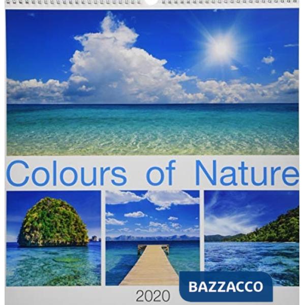 Calendario da muro 42 x 42 cm colours of nature 2020