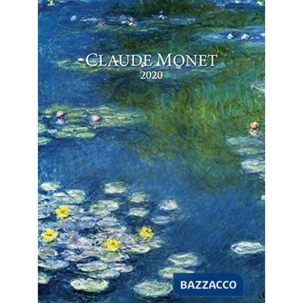Calendario da muro 42 x 56 cm claude monet 2020