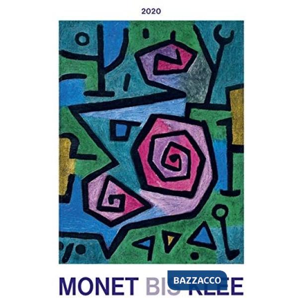 Calendario da muro 42 x 56 cm monet bis klee 2020