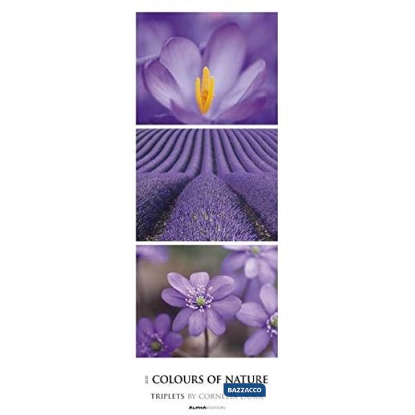 Calendario da muro 25 x 69 cm colours of nature 2020
