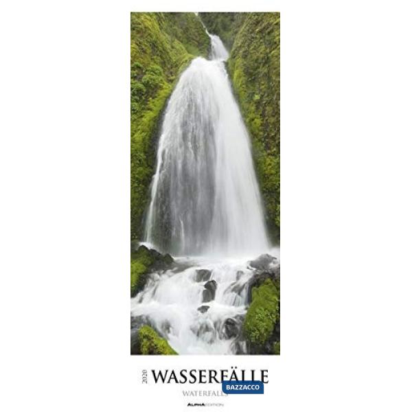 Calendario da muro 25 x 69 cm waterfalls 2020