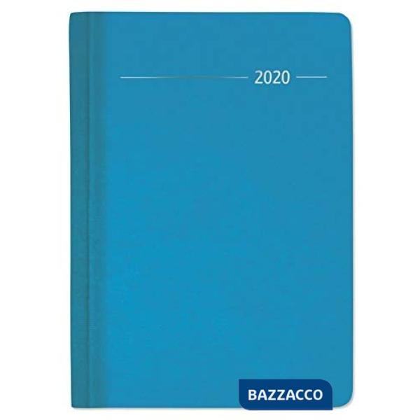 Agenda settimanale 10,7x15,2 cm silk line aqua 2020