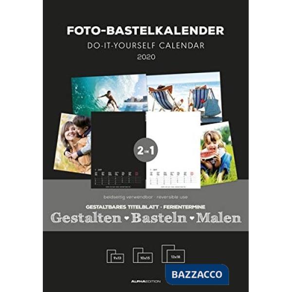 Calendario da muro 21 x 29,7 cm do it yourself 2020