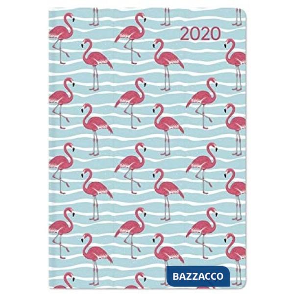 Agenda settimanale 8x11,5 cm ladytimer mini flamingo 2020