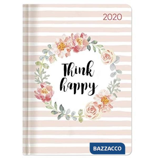 Agenda settimanale 10,7x15,2 cm ladytimer think happy 2020