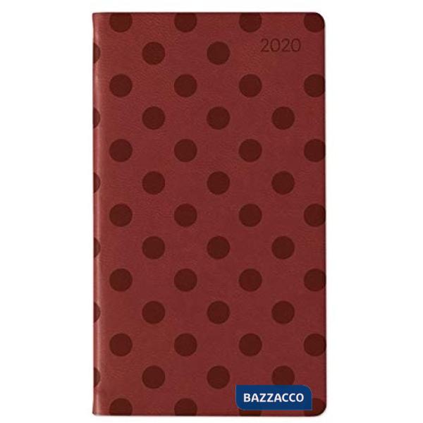 Agenda settimanale 9x15,6 cm ladytimer slim deluxe red 2020