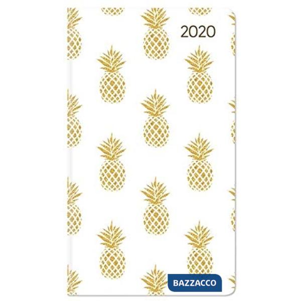 Agenda settimanale 9x15,6 cm ladytimer slim pineapple 2020