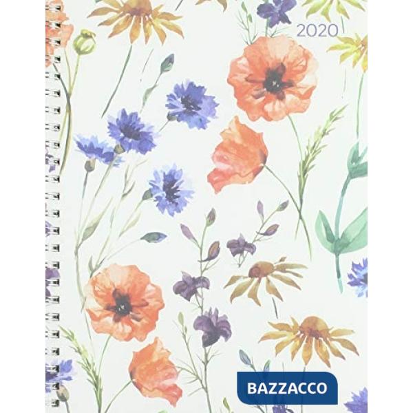 Agenda settimanale 15x21 cm ladytimer spi. Flowers 2020