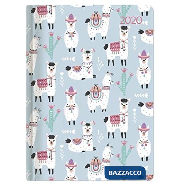 Agenda giornaliera 10,7x15,2 cm style llama 2020