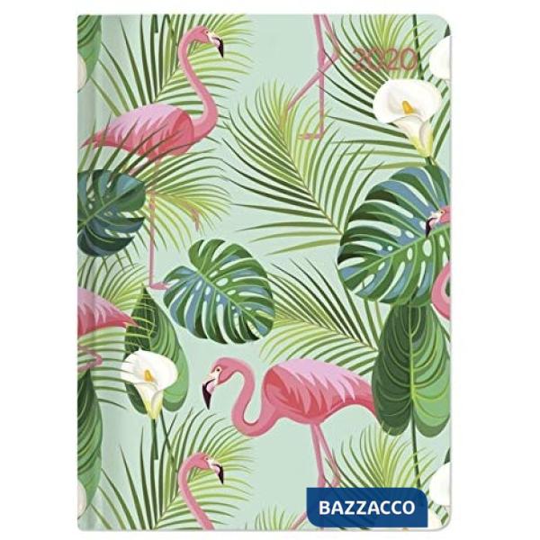 Agenda giornaliera 10,7x15,2 cm style flamingos 2020