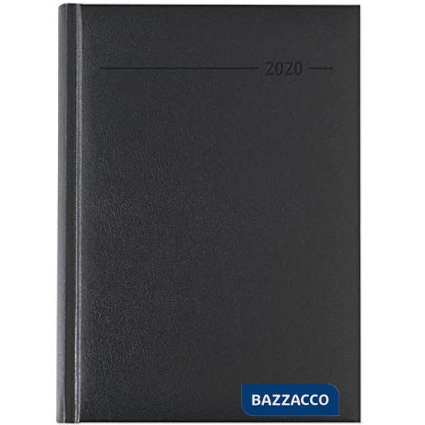 Agenda giornaliera 15x21 cm balacron nera 2020