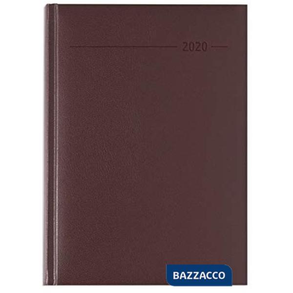Agenda giornaliera 15x21 cm balacron rossa 2020