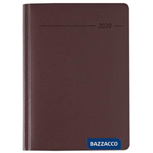 Agenda giornaliera 15x21 cm balacron rossa 2020