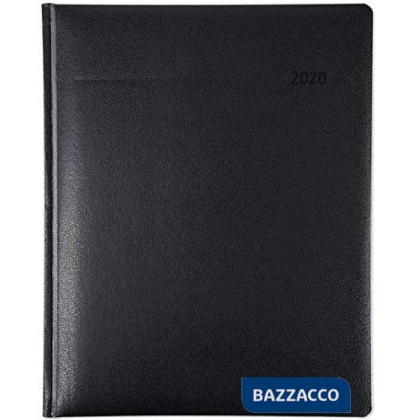 Agenda settimanale 21,7x26,6 cm balacron nera 2020