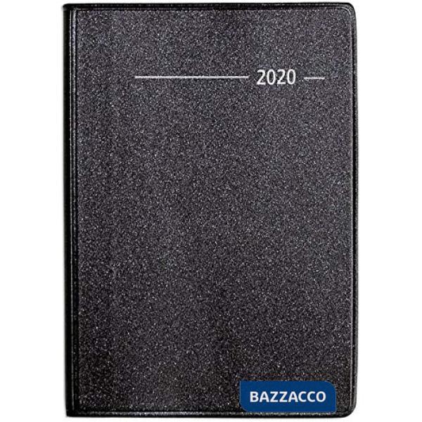 Agenda settimanale 8x11,5 cm metallic nera 2020