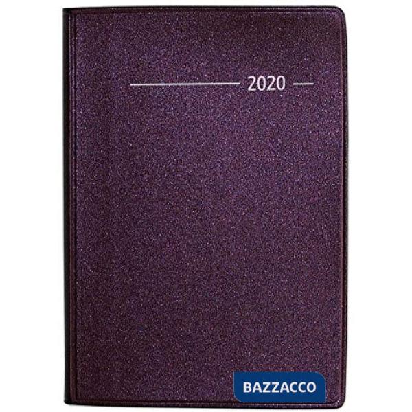 Agenda settimanale 8x11,5 cm metallic rossa 2020