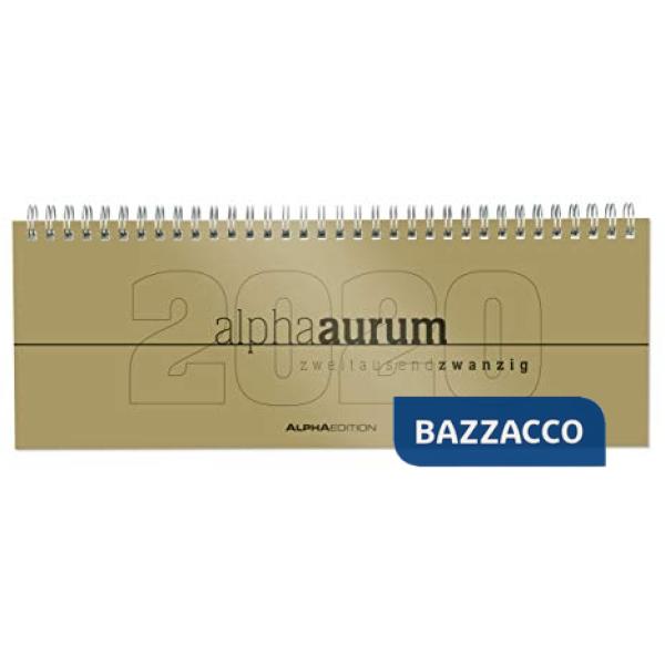 Agenda settimanale 29,7x10,5 cm alpha aurum 2020