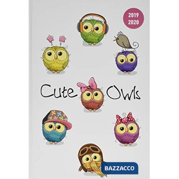 Collegetimer A5 cute owls 2019-2020