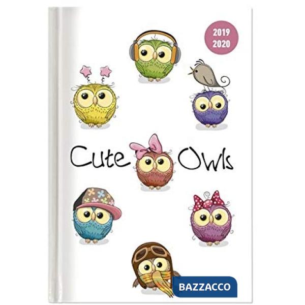 Collegetimer A6 cute owls 2019-2020