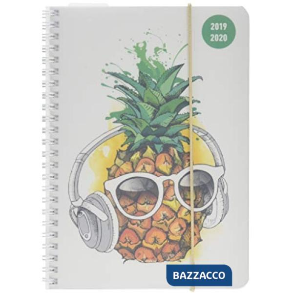 Collegetimer A5 pineapple ringbuch 2019-2020
