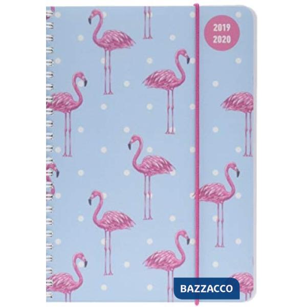 Collegetimer A5 flamingo ringbuch 2019-2020