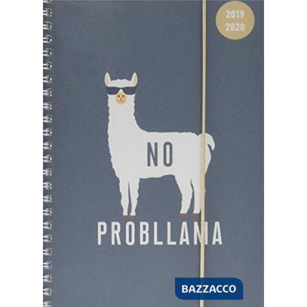 Collegetimer A5 llama ringbuch 2019-2020