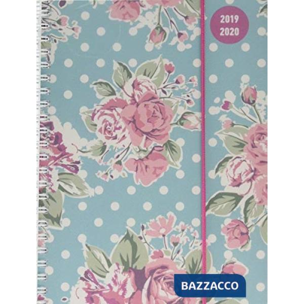 Collegetimer A5 roses ringbuch 2019-2020