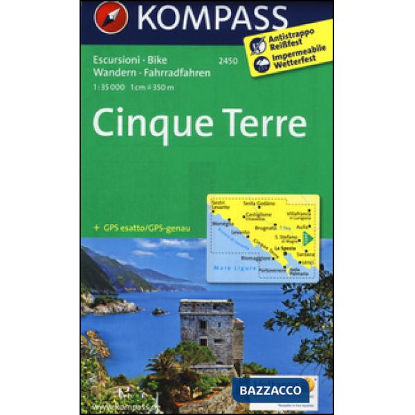 Cinque terre. Carta escursionistica 1:35.000