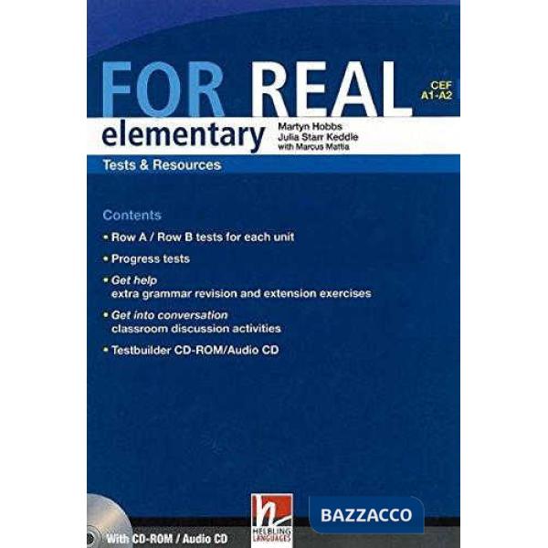 FOR REAL ELEM TES&RES INTRNL VERSION