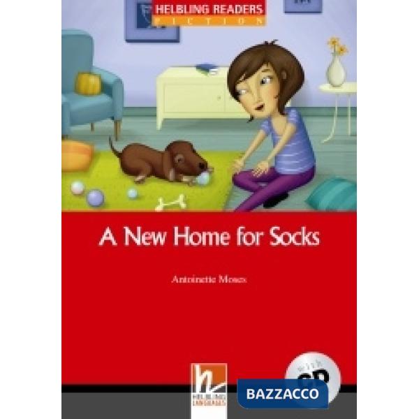 READERS RED 1 MOSES NEW HOME FOR SOCKS + CD