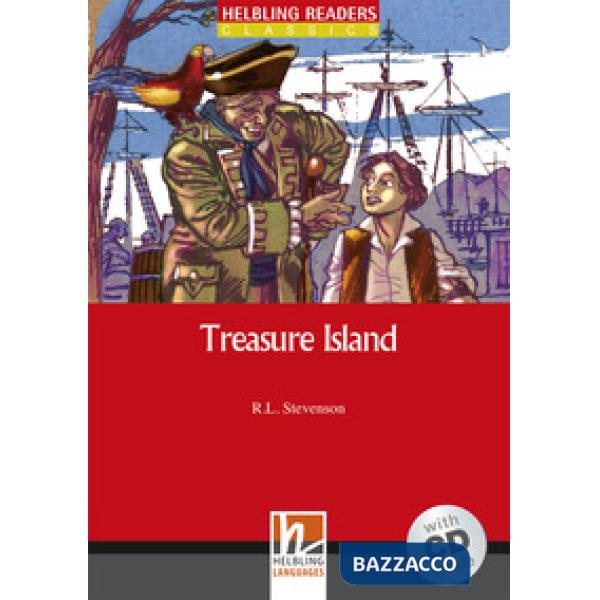 READERS RED 3 STEVENSON TREASURE ISLAND + CD