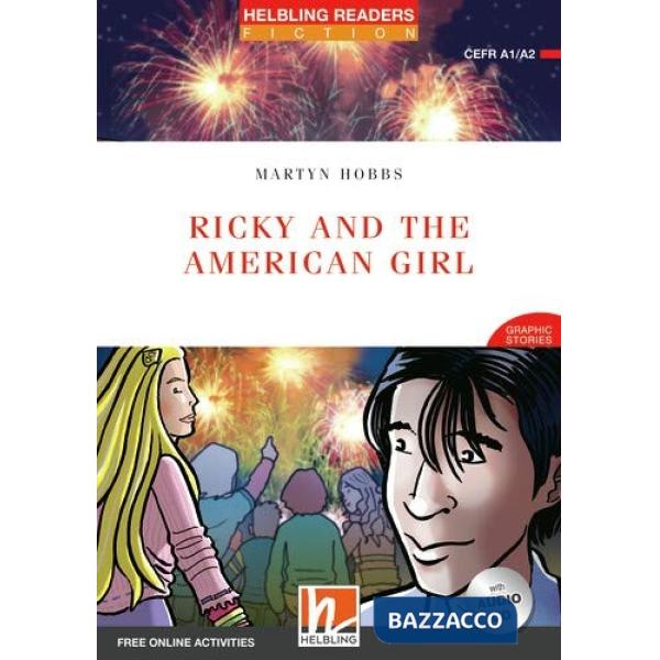 HEL READERS RED 3 RICKY AMERICAN GIRL + CD + EZONE
